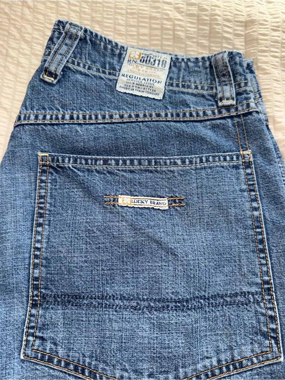 Lucky Brand Vintage Wide Leg Carpenter Jeans 31 - Picture 3 of 10